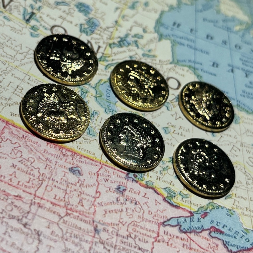Replica mini coins 2 pieces
